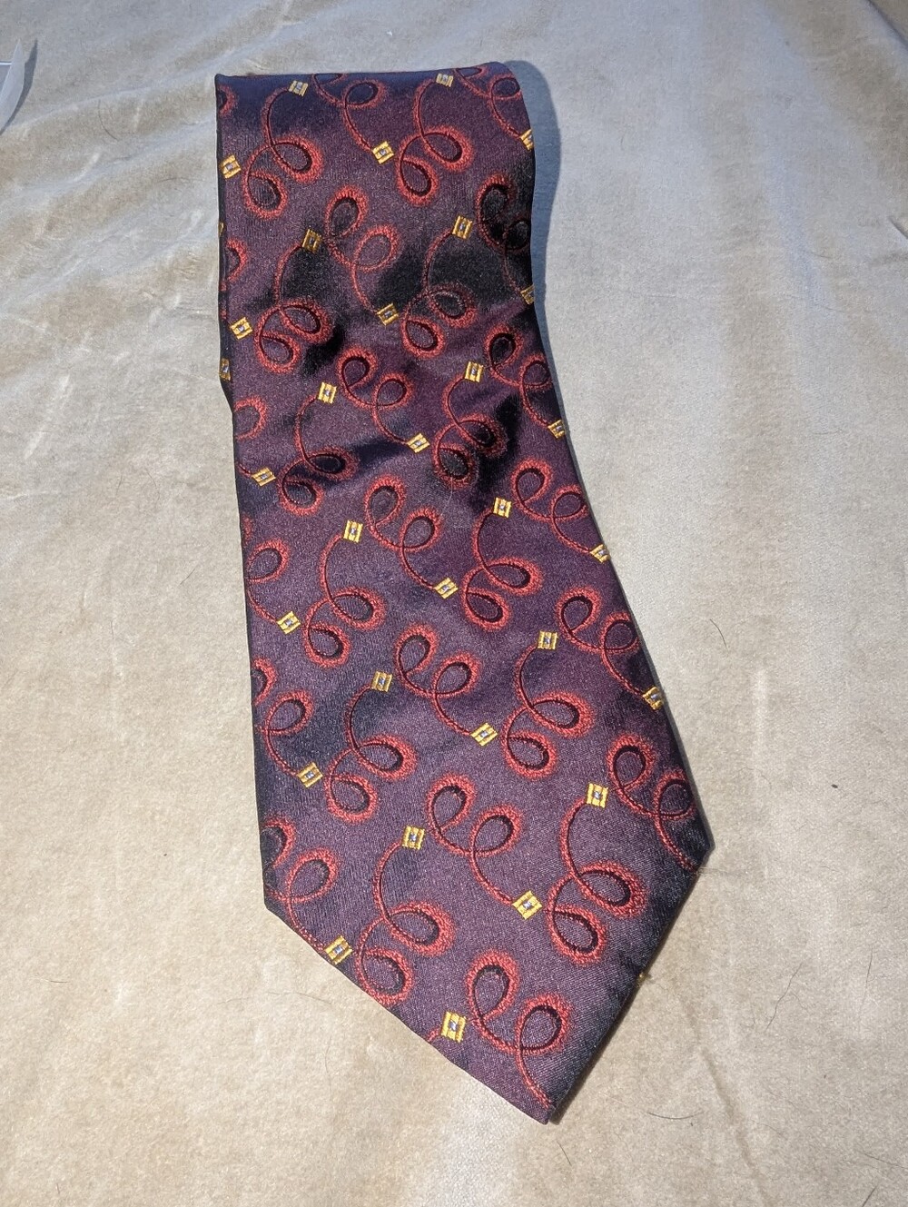 Jonathan Wachtel 90s Vintage Abstract Silk Tie